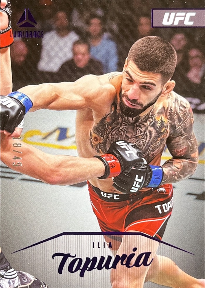 2023 Panini Chronicles UFC Purple Ilia Topuria #154 /49