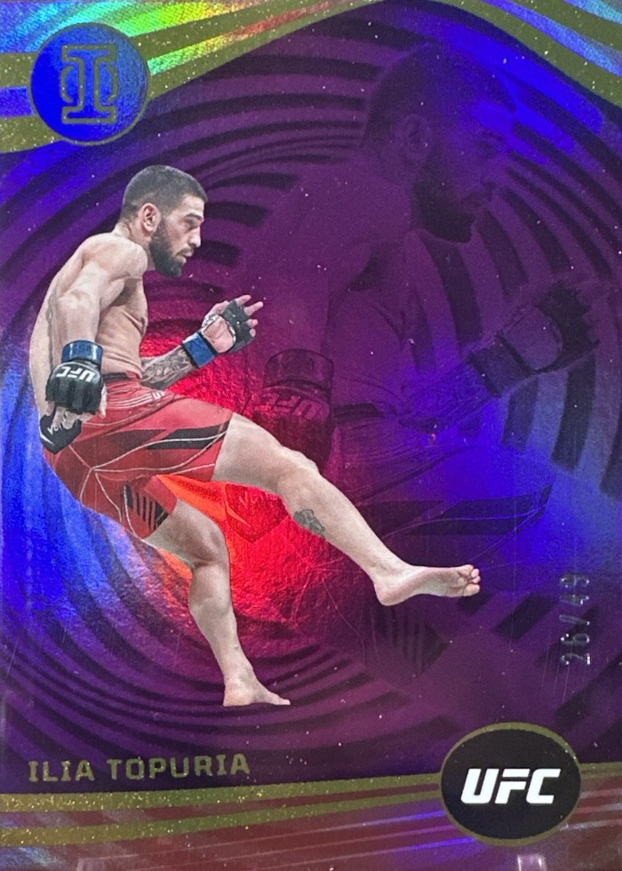 2023 Panini Chronicles UFC Purple Ilia Topuria #269 /49