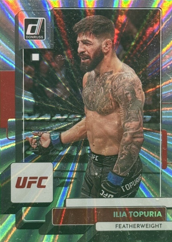 2023 Panini Donruss UFC Holo Laser Ilia Topuria #72 /99