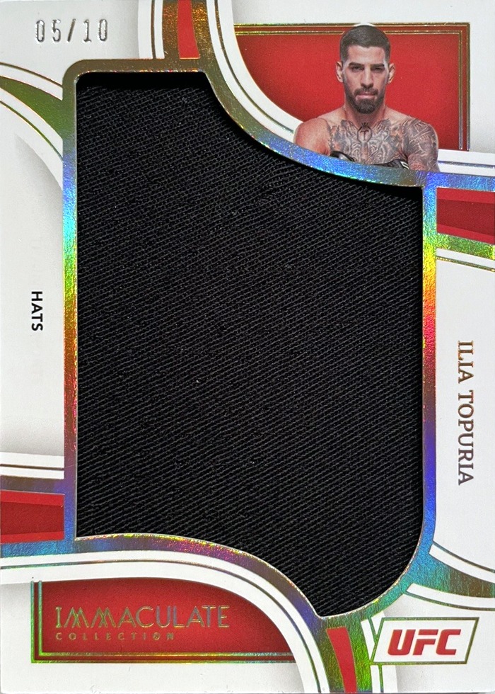 2023 Panini Immaculate UFC Hats Ilia Topuria #JM-ITP /10