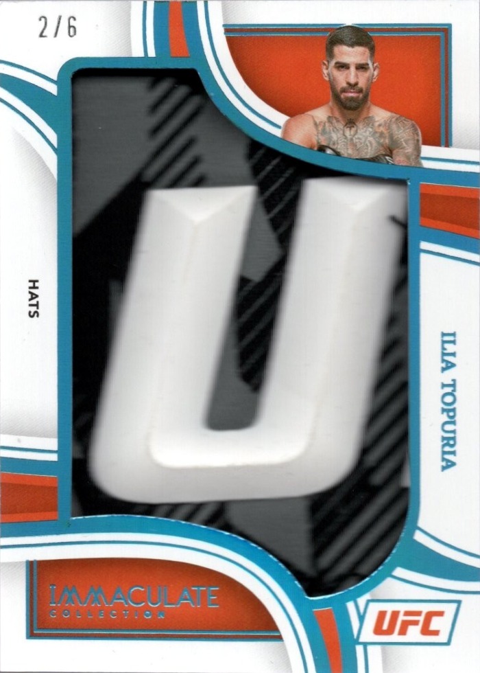 2023 Panini Immaculate UFC Hats Prime Ilia Topuria #JM-ITP /6