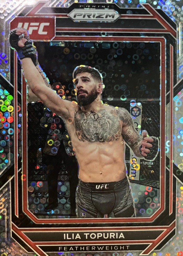 2023 Panini Prizm UFC Disco Ilia Topuria #167