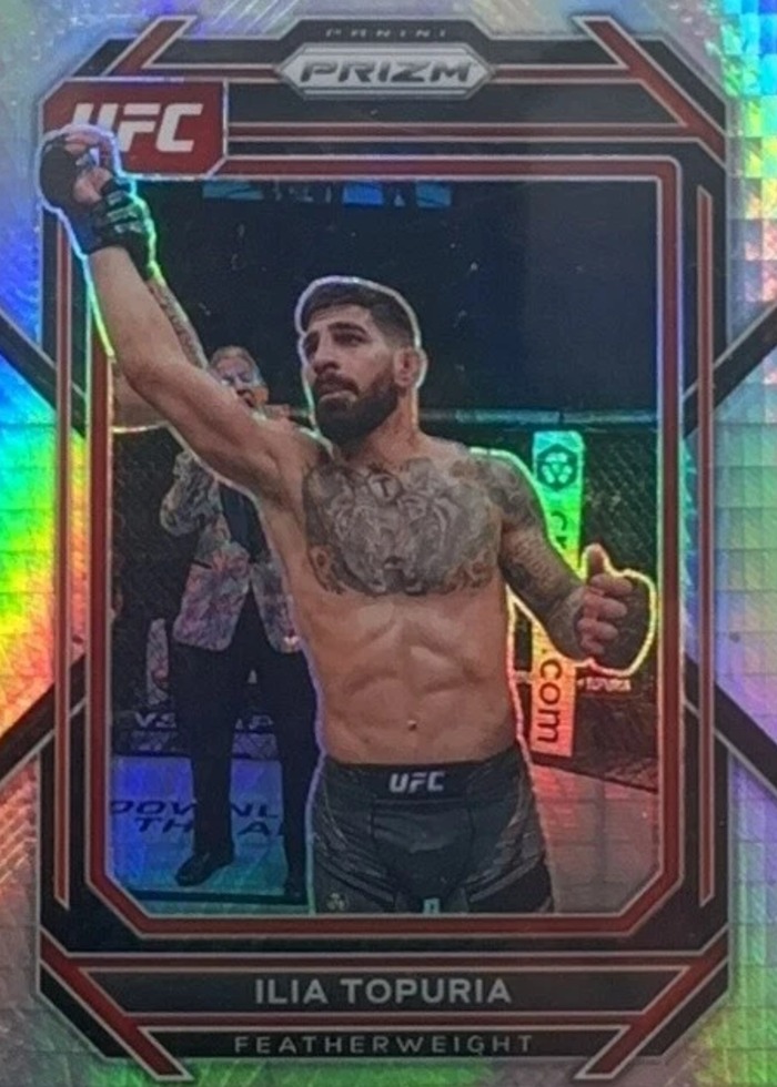 2023 Panini Prizm UFC Hyper Ilia Topuria #167