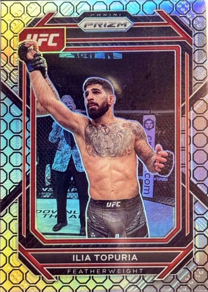2023 Panini Prizm UFC Octagon Ilia Topuria #167 /8