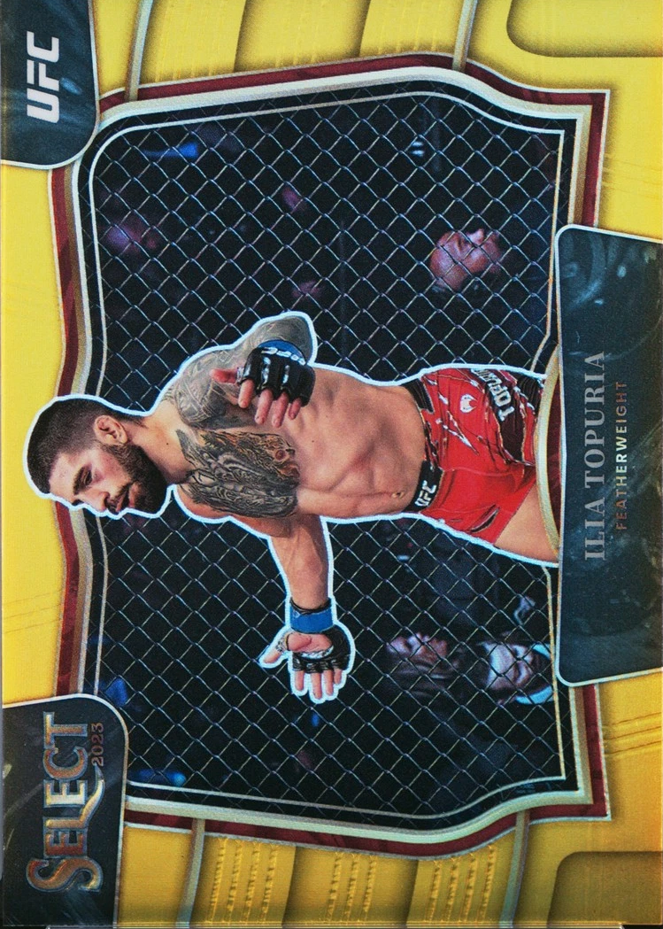 2023 Panini Select UFC Gold Ilia Topuria #250 /10