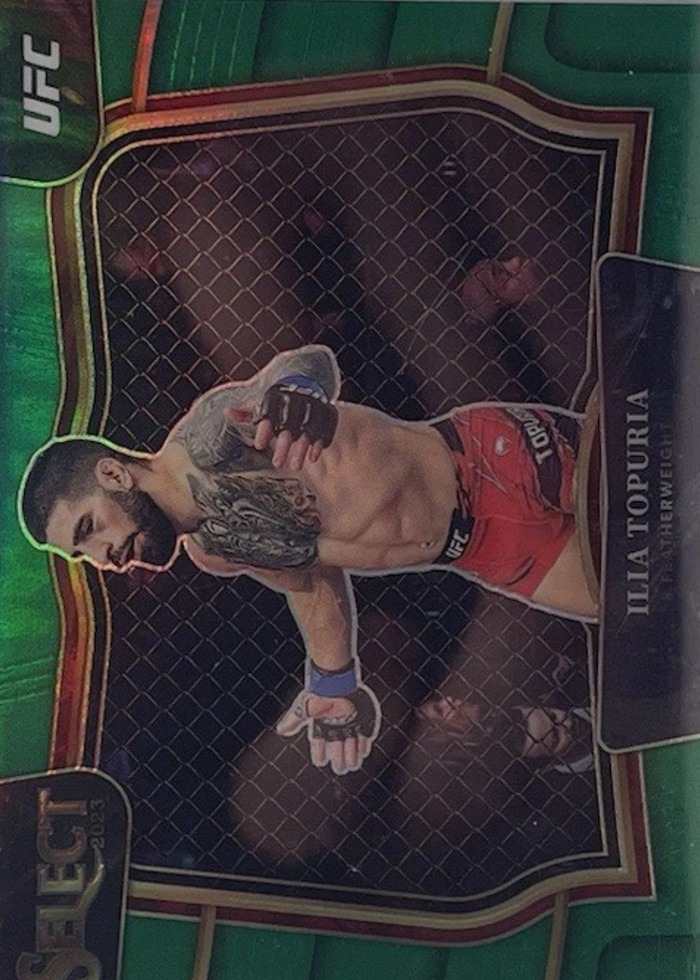 2023 Panini Select UFC Green Ilia Topuria #250 /5