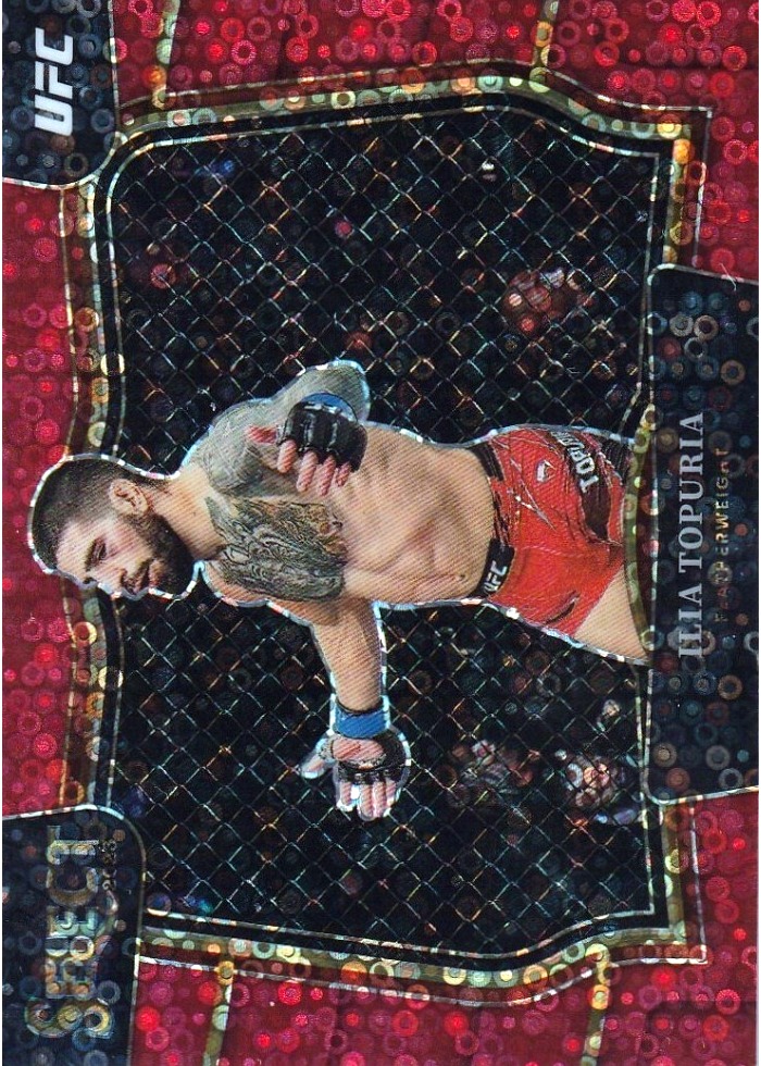 2023 Panini Select UFC Red Disco Ilia Topuria #250 /99
