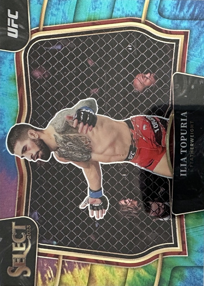 2023 Panini Select UFC Tie-Dye Ilia Topuria #250 /25