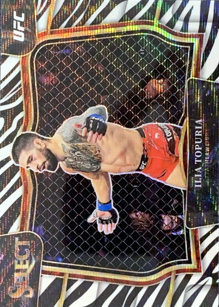 2023 Panini Select UFC Zebra Ilia Topuria #250 SSP