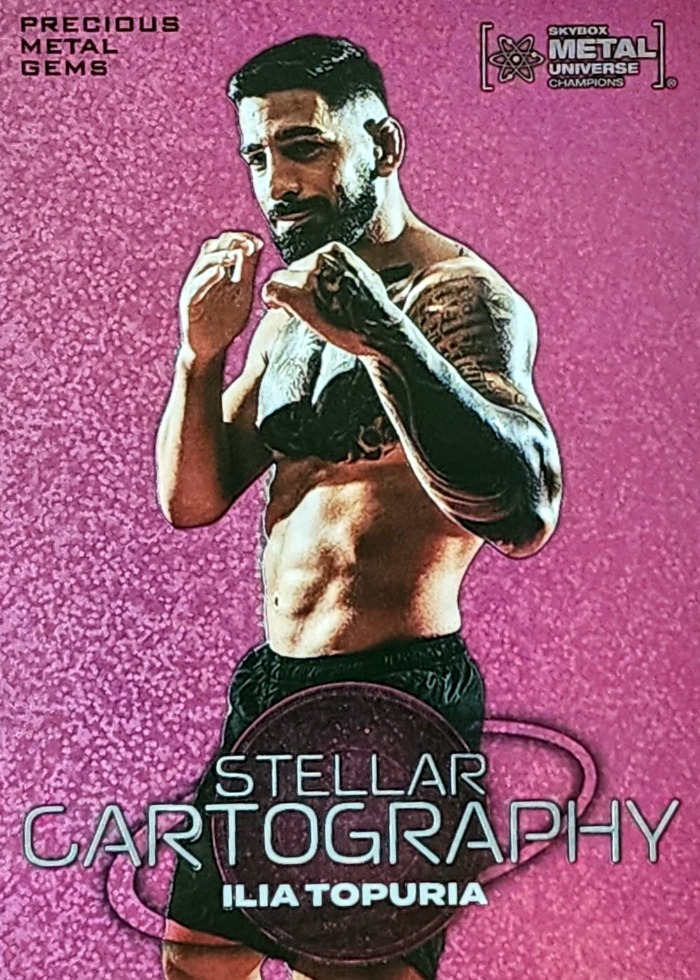 2024 Metal Universe Champions Pink FX Ilia Topuria #139 /75