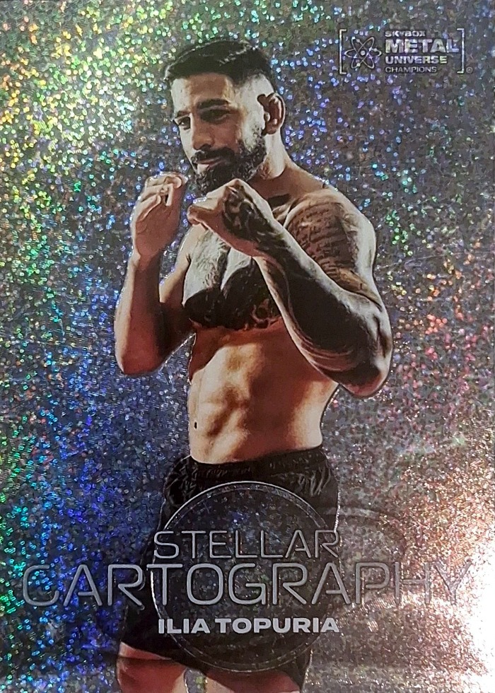 2024 Metal Universe Champions Silver Dots Ilia Topuria #139 /299