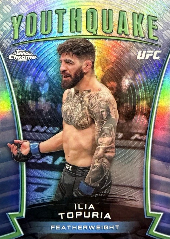 2024 Topps Chrome UFC Refractor Ilia Topuria #YQK-9