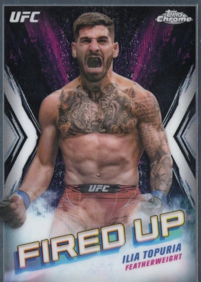 2024 Topps Chrome UFC Silver Ilia Topuria #FDP-22