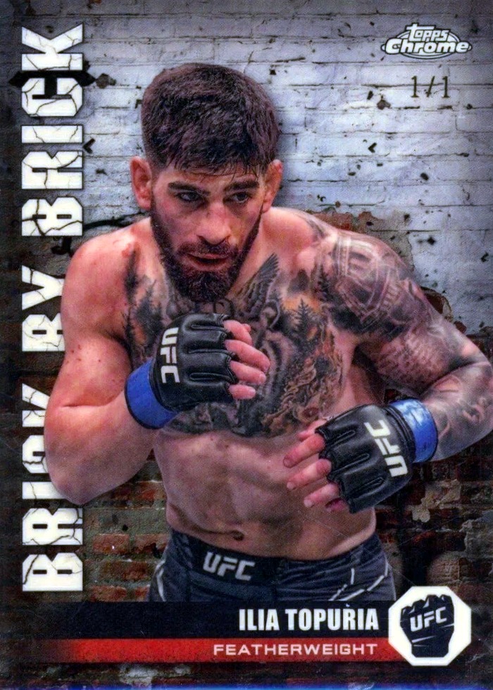 2024 Topps Chrome UFC Superfractor Ilia Topuria #BYB-2 /1