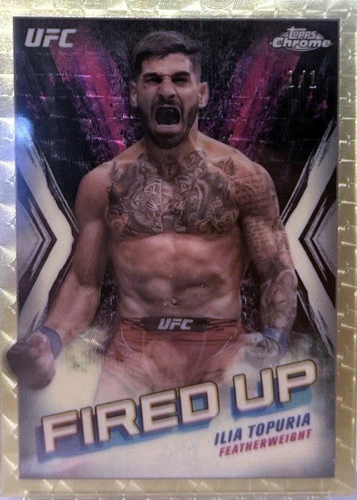 2024 Topps Chrome UFC Superfractor Ilia Topuria #FDP-22 /1