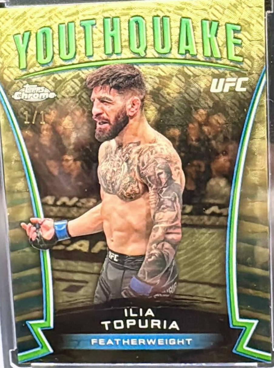 2024 Topps Chrome UFC Superfractor Ilia Topuria #YQK-9 /1
