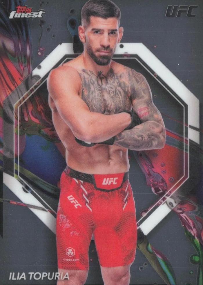 2024 Topps Finest UFC Base Ilia Topuria #100