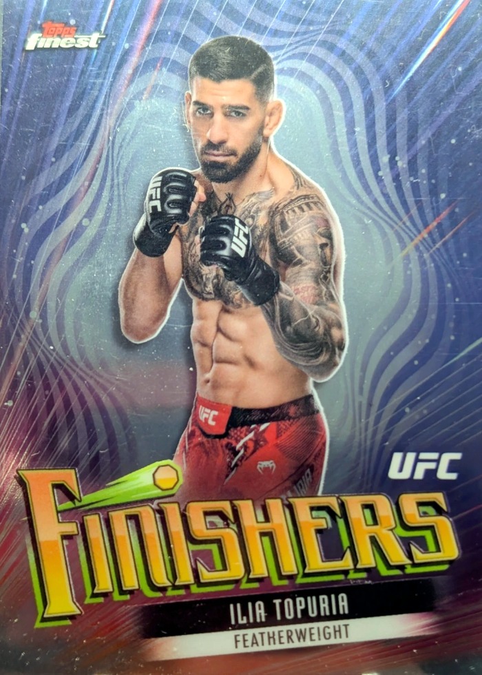 2024 Topps Finest UFC Base Ilia Topuria #FIN-4
