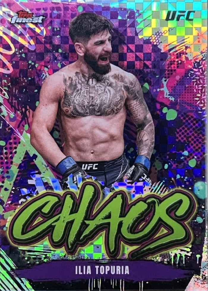 2024 Topps Finest UFC Checkerboard Ilia Topuria #CHA-1