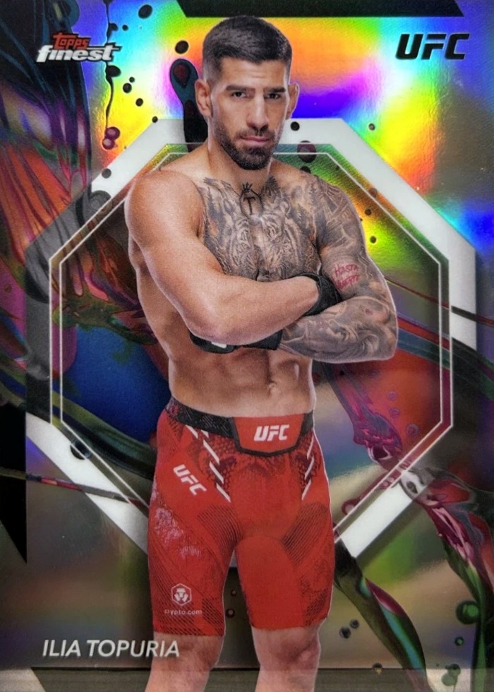 2024 Topps Finest UFC Refractor Ilia Topuria #100