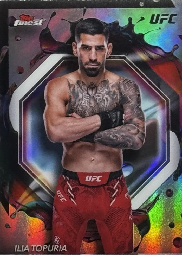 2024 Topps Finest UFC Refractor Ilia Topuria #282
