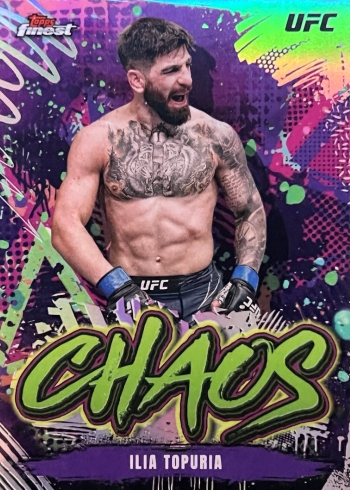 2024 Topps Finest UFC Refractor Ilia Topuria #CHA-1