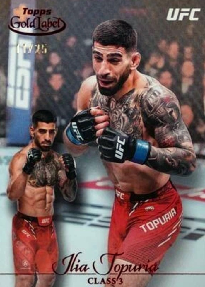 2024 Topps Gold Label UFC Class 3 Red Ilia Topuria #8 /25