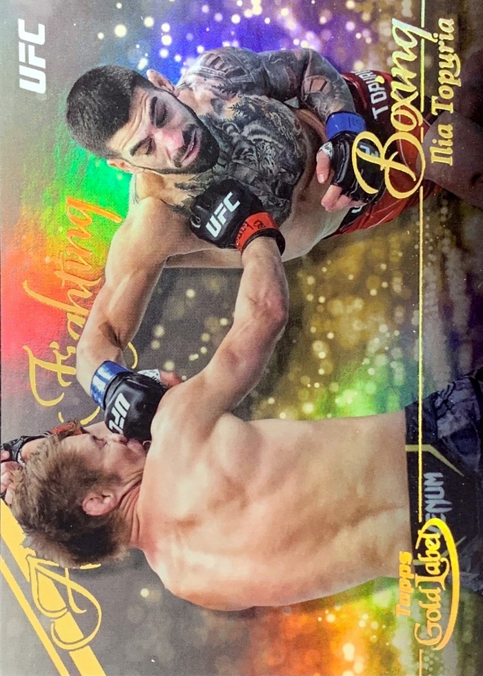 2024 Topps Gold Label UFC Refractor Ilia Topuria #AOF-9 SSP