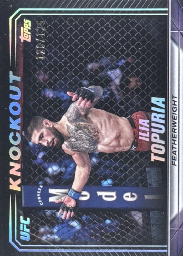 2024 Topps Knockout UFC Holo Silver Ilia Topuria #34 /125