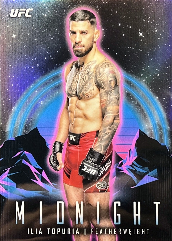 2024 Topps Midnight UFC Base Ilia Topuria #82