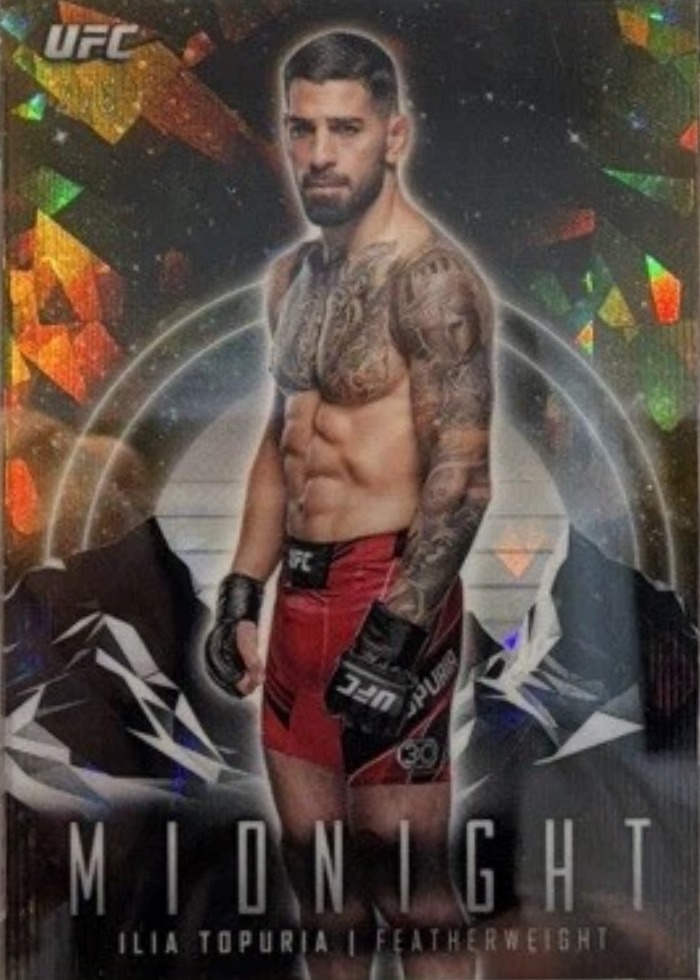 2024 Topps Midnight UFC Daybreak (Gold) Ilia Topuria #82 /5