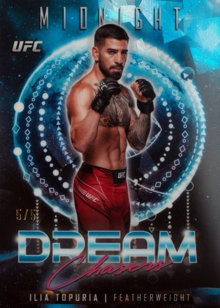2024 Topps Midnight UFC Daybreak Ilia Topuria #DC-22 /5
