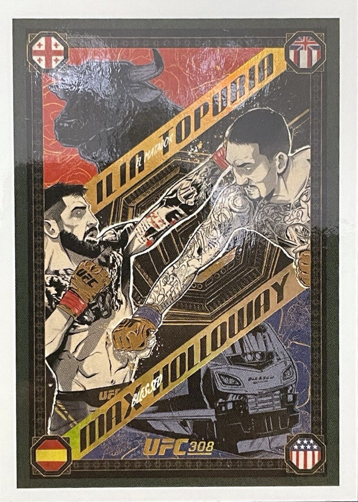 2024 UFC Topps NOW Toupuria vs Holloway Ilia Topuria #SP SP