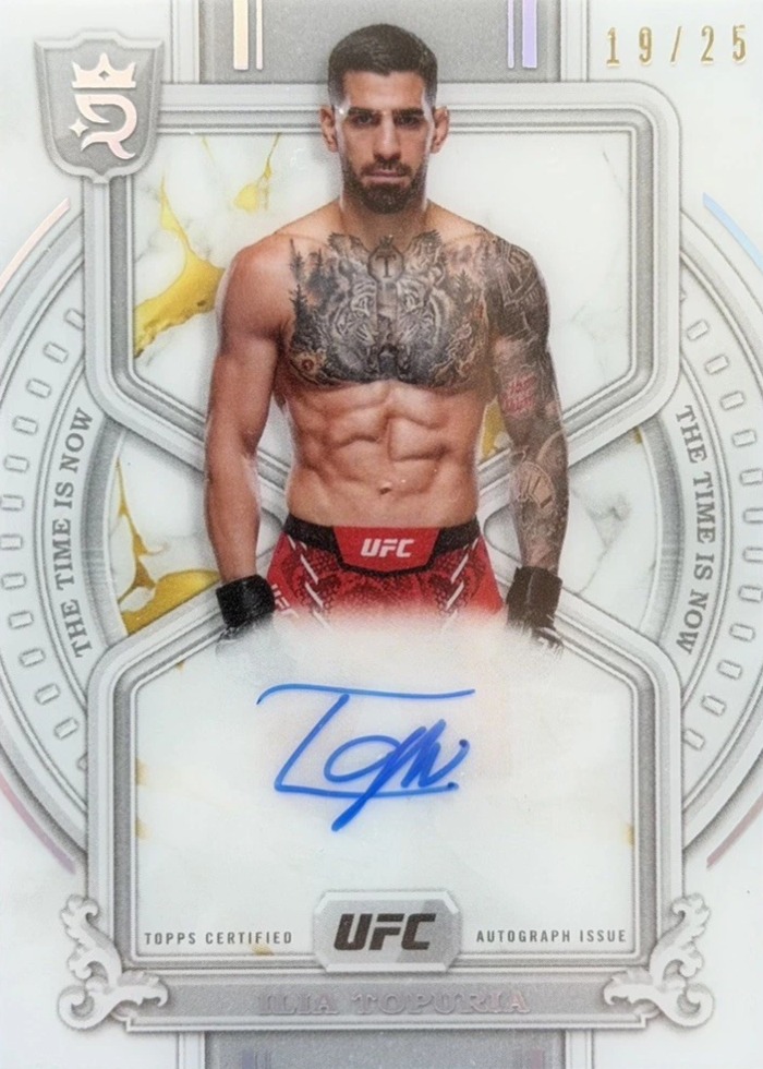 2024 Topps Royalty UFC Autograph Ilia Topuria #TIN-IT /25