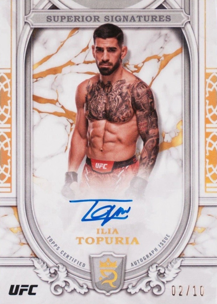 2024 Topps Royalty UFC Gold Ilia Topuria #SS-ITA /10