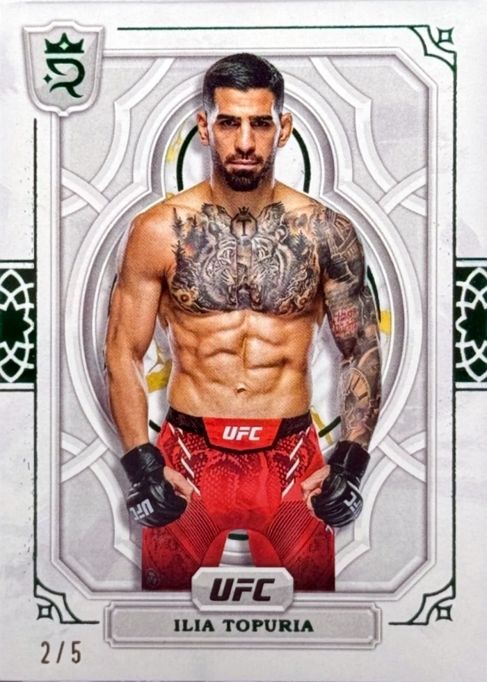 2024 Topps Royalty UFC Green Ilia Topuria #50 /5