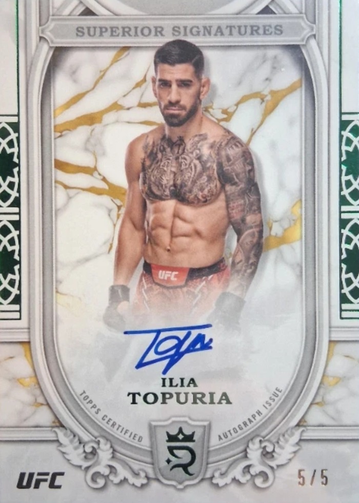 2024 Topps Royalty UFC Green Ilia Topuria #SS-ITA /5