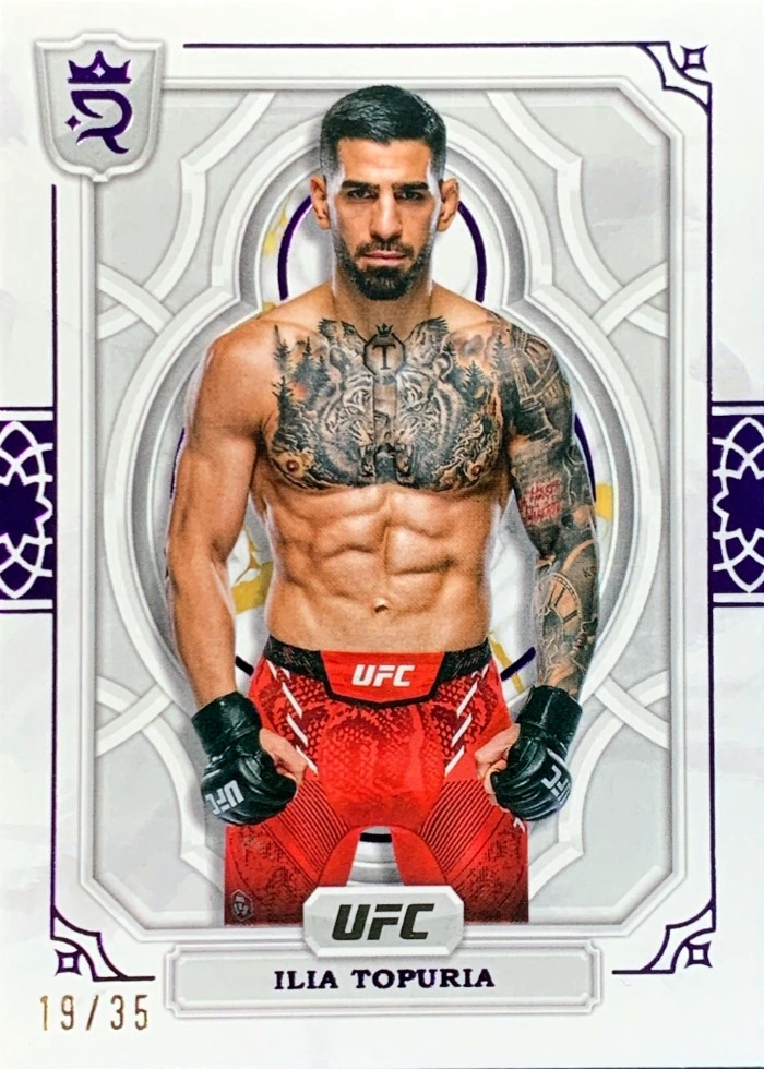 2024 Topps Royalty UFC Purple Ilia Topuria #50 /35