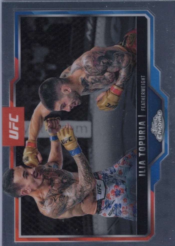 2025 Topps Chrome UFC Base Ilia Topuria #43