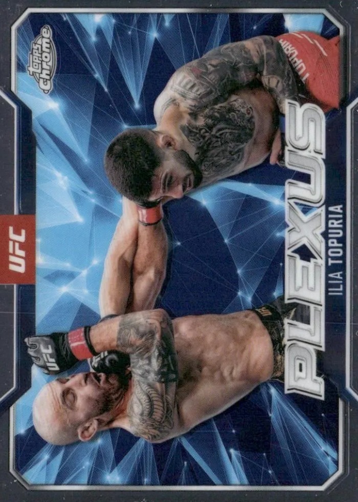 2025 Topps Chrome UFC Base Ilia Topuria #PLX-6