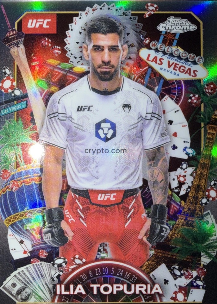 2025 Topps Chrome UFC Base Ilia Topuria #TNS-5