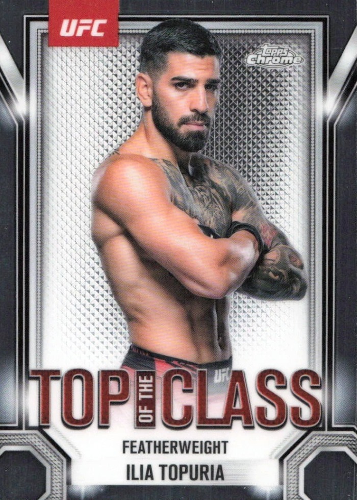 2025 Topps Chrome UFC Base Ilia Topuria #TTC-4