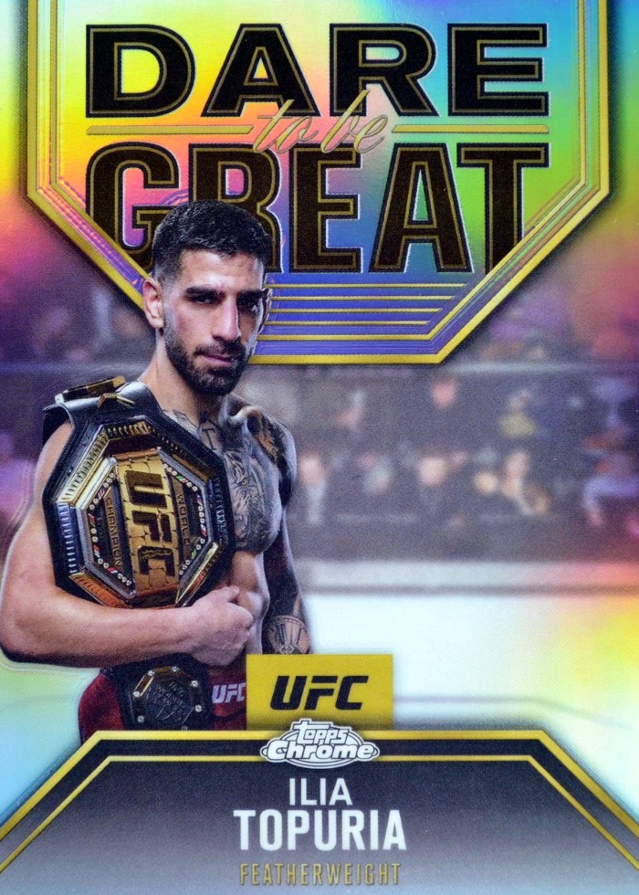 2025 Topps Chrome UFC Refractor Ilia Topuria #DBG-6