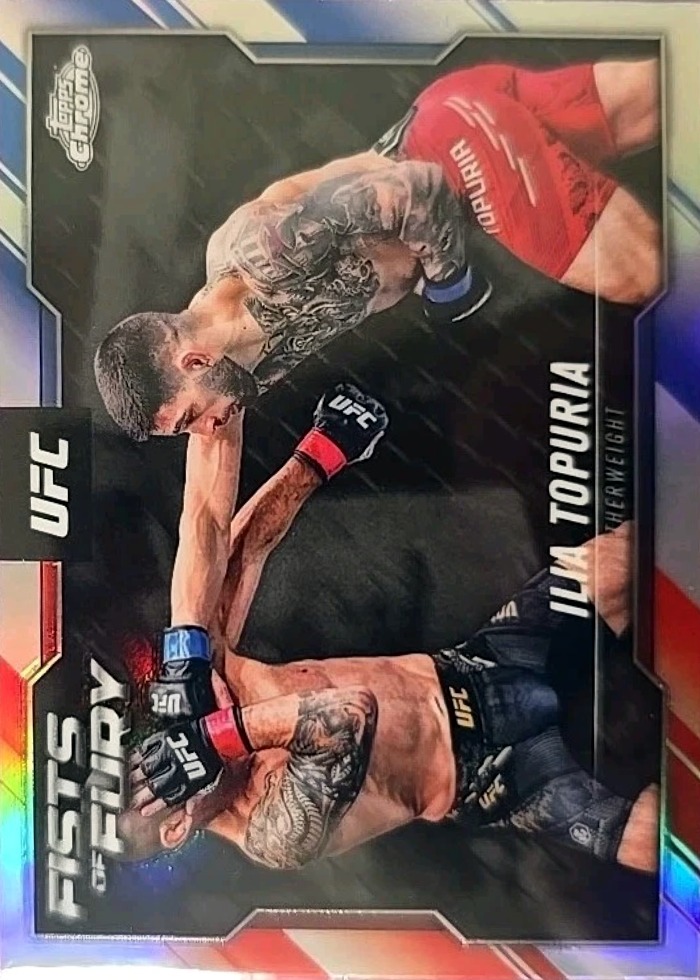 2025 Topps Chrome UFC Refractor Ilia Topuria #FOF-2