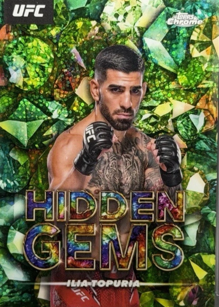 2025 Topps Chrome UFC Refractor Ilia Topuria #HGS-2 Ultra-exclusive SSP