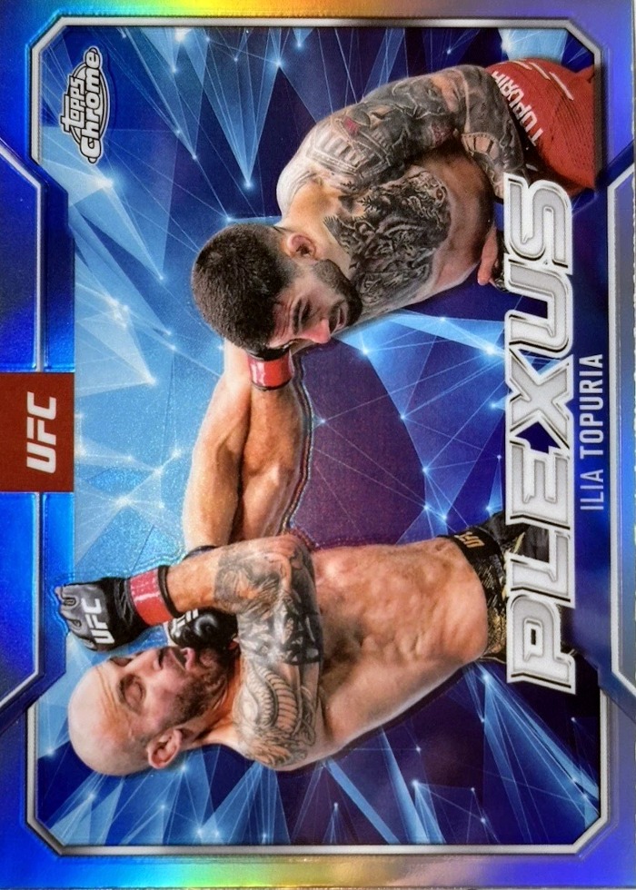 2025 Topps Chrome UFC Refractor Ilia Topuria #PLX-6