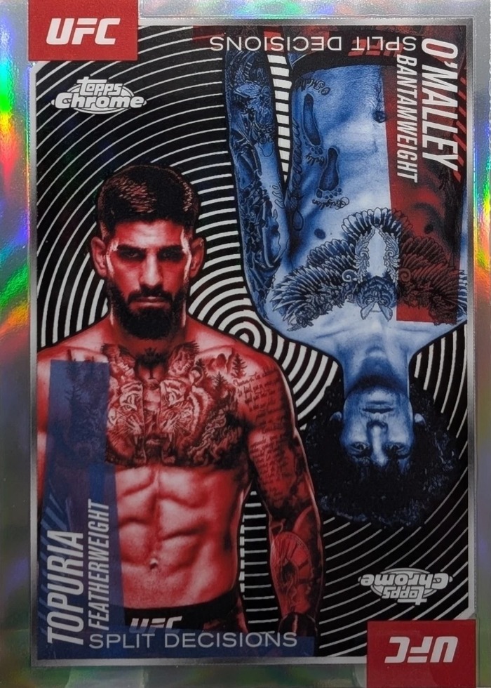 2025 Topps Chrome UFC Refractor Ilia Topuria #SDS-9