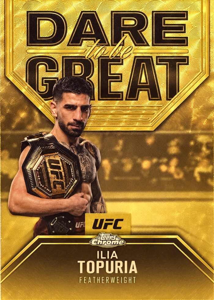 2025 Topps Chrome UFC SuperFractor Ilia Topuria #DBG-6 /1