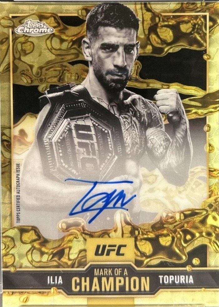 2025 Topps Chrome UFC SuperFractor Ilia Topuria #MOC-IT /1