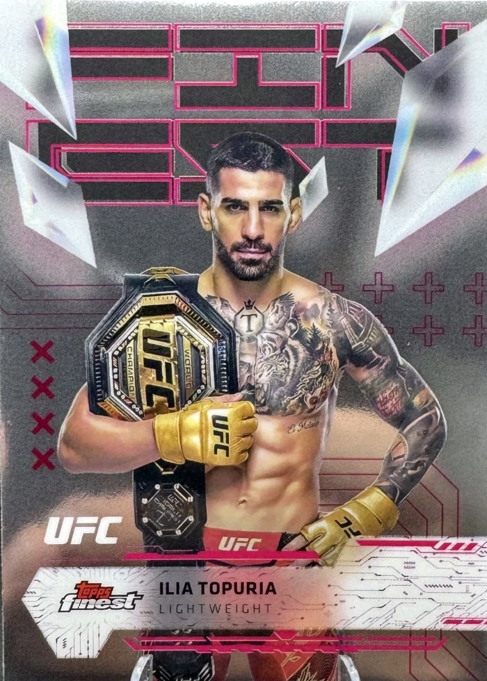 2025 Topps Finest UFC Base Ilia Topuria #115